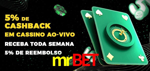 Promoções do cassino ao Vivo mrbet